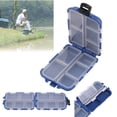 thumbnail image 2 of 10 Compartments Portable Fishing Spoon Lure Hook Rig Bait Storage Case Tackle Box, 2 of 4