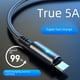 thumbnail image 1 of El cable Lightning Fish con cable de datos trenzado ligero es adecuado para teléfonos Apple Android tipo C Cable de carga Huawei 5A, 1 of 1