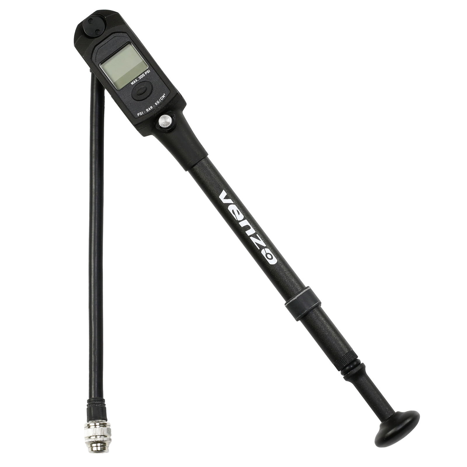 Buy Venzo Bike Bicycle Aluminum Fork Shock Pump Schrader with Digital