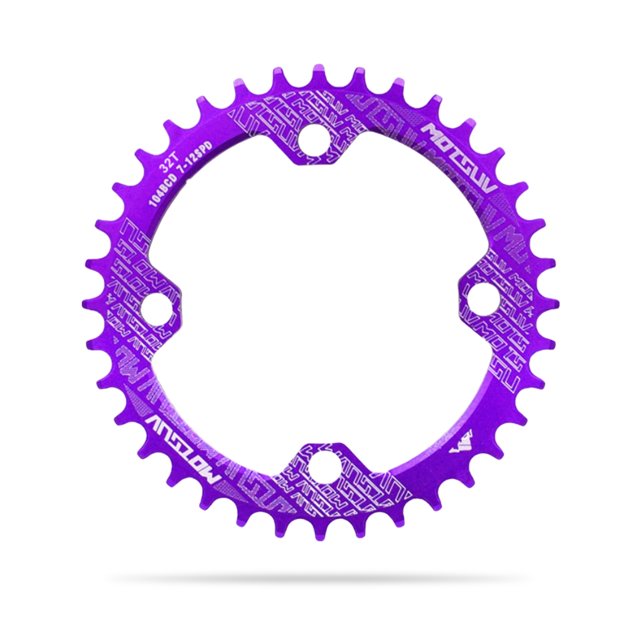 Soidarity Juego de platos y cadenas de bicicleta Rueda de cadena de manivela de bicicleta redonda Reemplazable Aleación de aluminio Anti-caída Ligero Type3 NO3 Soidarity OD003273-17
