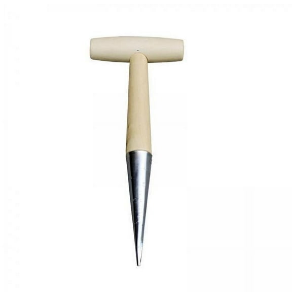 simhoa 2xDibblers Bulb Planter for Garden Planting Flowers Tulips Transplanting Plants Zinc Alloy