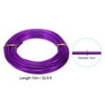 thumbnail image 2 of 32.8ft Aluminum Wire, Jewelry Wire Aluminum Craft Wire 3mm 9 Gauge Wire for Jewelry Making Crafting, Purple, 2 of 6