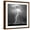 Brown Frame, variant on Art.com Urban Lightning II BW Stretched Canvas Print Wall Art by Douglas Taylor, 30" x 30"