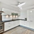 thumbnail image 2 of Aerofanture Ceiling Fan with Remote Modern 52 inch White Ceiling Fan No Light with Reversible Blades, 2 of 6