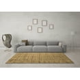 thumbnail image 3 of Ahgly Company Indoor Rectangle Abstract Brown Contemporary Area Rugs, 2' x 4', 3 of 4