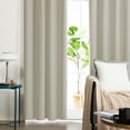 thumbnail image 4 of Deconovo Solid Blackout Window Curtains - Decorative Thermal Insulated Curtains and Drapes for Patio Door (52x108 inch, Light Beige, Set of 2 Panels), 4 of 8