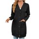 thumbnail image 3 of Cárdigan para mujer y suéter de invierno, abrigo, cárdigan, blusa de manga larga, ropa, tops sueltos, abrigo para mujer, 3 of 5