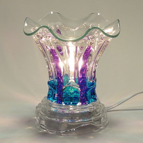 l/&v Electric Tart Burner Oil Wax Melts Warmer Aroma LAMP DIMMER Switch Night Light