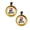 Gold, variant on TQS Classic Style Bicycle Bell and Horn, I Love My Bike Bell, Loud Aluminum, Mini Bike Accessories for Adults, Men, Women, Kids, Girls and Boys, Purple