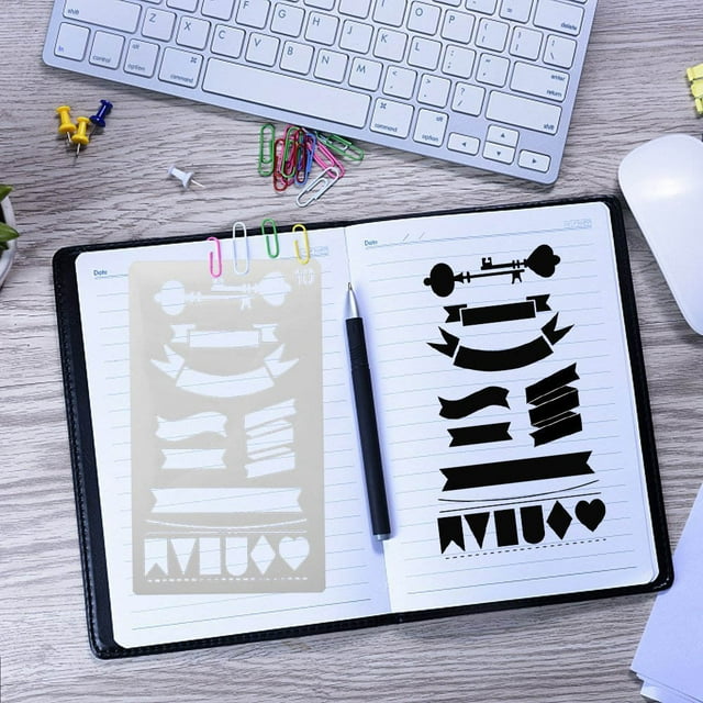 Plastic Planner Stencils Journal Notebook Diary Scrapbook Diy Drawing Template