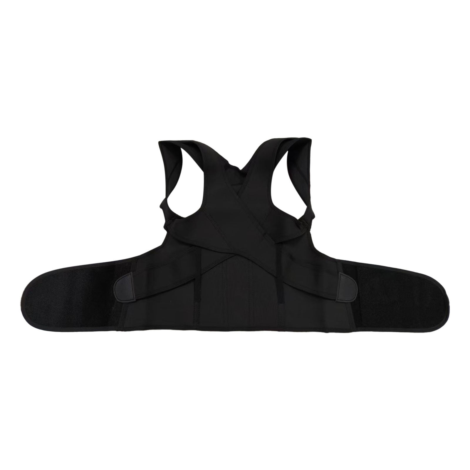 KHONTS Back Brace Posture Corrector for Women and Men Full Support for Posture Correction Upper Thoracic Back Straightener Black XS
