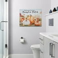 thumbnail image 5 of Pumpkin Wall Art Rustic Fall Pumpkins Autumn Sunflower Wall Decor Thanksgiving Gifts Pictures Canvas Prints Motivational Framed Artwork for Living Room Bedroom Bathroom 16"x12", 5 of 6