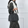 thumbnail image 5 of ALAZA Gray Wave Lines Insulated Lunch Box Reusable Cooler Tote Bag Work Office Picnic, 5 of 7