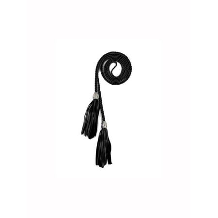 Belly Dance Dancing Tassel Belt - Women's Tassels Beaded Braided Skinny PU Waist Belt