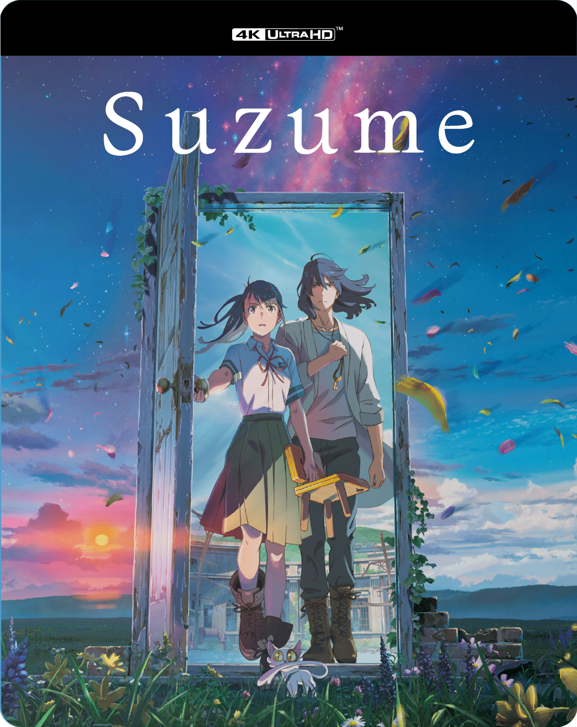 Suzume Movie (Steelbook) (4K Ultra HD) Crunchyroll, Anime