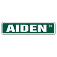 thumbnail image 1 of SignMission SS-AIDEN 4 x 18 in. Aiden Street Sign, 1 of 1