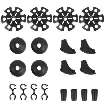 

BESTONZON 20pcs Professional Trekking Pole Accessories Hiking Pole Replacement Tips