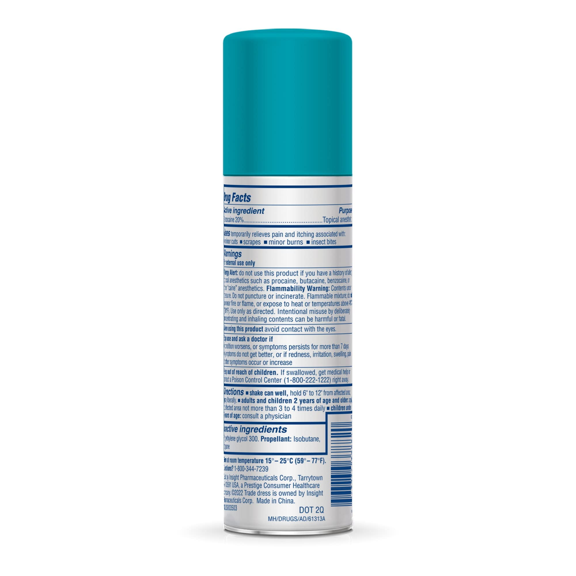 Americaine Benzocaine Topical Anesthetic Spray 2 fl oz