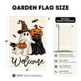thumbnail image 6 of Sm:)e Ghost Jack O Halloween Garden Flag 12 x 18 Inch, Double-Sided Printing, Outdoor Welcome Decor for Yards, 6 of 8