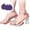 Purple, variant on Ball of Foot Cushions Soft Gel Forefoot Sleeves - Non Slip Forefoot Pads for Women Men, Reusable Daily Use Cushioning Pads, Thin Fit Shoes Socks Barefoot, Comfort Wear, Holiday Makeup Organizers
