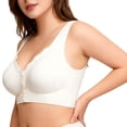 thumbnail image 5 of MEICHEN High Support Front Closure No Underwire Bras for Women Adjustable Strap Full Coverage Jelly Bras Comfortable Seamless Underwear, 5 of 6
