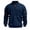 Navy, variant on Migroa Mens Half Zip Sweatshirt Fleece Lined, Men's Casual Half Zip Long Sleeve Sweatshirt, Sporty Pullover Hoodie for Fall Winter Gym Running, Fleece Lined Top Long Sleeve Hoodie for Gym Gym,