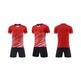 thumbnail image 4 of ATOGUTA Boy Seasonal Outfits Short Sleeve T-shirt Top Shorts Set Kids Summer Play Ball Clothes Size 5T-15, Red, 4 of 5