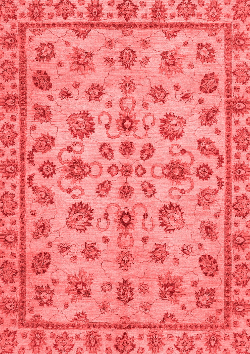 Ahgly Company Machine Washable Indoor Rectangle Abstract Red Modern ...