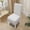 Gray, variant on YIMWNYI Arrows Patterns Stretch Chair Cover, All-Season Skirt Dining Chair Protector, Elastic Polyester Slipcover for Living Room & Events, Durable and Machine Washable