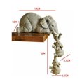 thumbnail image 2 of 2set Elefante Madres Colgando 2-Bebés Estatuilla Adornos artesanales de resina Nuevos Originales, 2 of 5