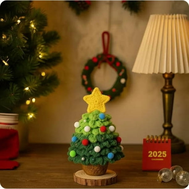 Decoraciones navideñas, adornos navideños, regalos de Navidad, decoración navideña hecha a mano para el árbol, pequeñas y bonitas decoraciones navideñas en miniatura para árboles de Navidad.