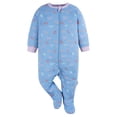 thumbnail image 1 of Gerber Essentials mameluco para bebé peces azul algodón seguro body ropa dormir, 1 of 4