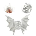 thumbnail image 3 of Unique Bargains 1 Pc Elegant Metal Animal Hair Clips Silver Tone, 3 of 5