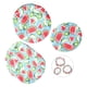 thumbnail image 2 of KDJ Reusable Bowl Covers Set of 3 Sizes Stretch Fabric Food Storage Lids Elastic Waterproof Dustproof Breathable Plate Covers for Fridge Table Car 26.5/20.5/16.5cm Colorful, 2 of 10