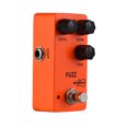 thumbnail image 1 of ZORY Guitar Fuzz Effects Pedal LEVEL/TONE/FUZZ Versatile Controls DC 9V 6.35mm Input/Output Interface Aluminum Alloy Electric Guitar Fuzz Effector with True Bypass, 1 of 9