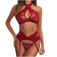 thumbnail image 1 of Lencería de mujer corsé encaje sin alambre Racy muselina ropa de dormir ropa interior Tops + calzoncillos Fridja  nalpqowj37952, 1 of 8