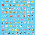 thumbnail image 3 of 200 Pcs Ocean Animal Stickers for Kids, Sea Creature Fish Turtle Sticker Suitable for Water Bottles Laptops Scrapbooks Skateboards Ocean Party Gifts and Decorations for Children Teenagers and, 3 of 4