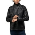 thumbnail image 4 of X RAY Jeans Mens Moto Jacket with Hood and Faux Shearling Lining, Black, S, 4 of 8