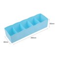 thumbnail image 3 of Discount Five Grids Multifunction Underwear Socks Tiny Things Storage Box Plastic Finishing Box Drawer Desk Bed Cabinet, 3 of 8