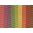 thumbnail image 1 of Ahgly Company Machine Washable Indoor Rectangle Transitional Grapefruit Red Area Rugs, 8' x 10', 1 of 1