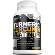 Tumeric Curcumin Supplement with Bioperine, Ginger & Glucosamine - Burn Fat, Fight Inflammation & Reduce Risk of Disease - 60, 1000 mg Turmeric Capsules - 30 Days to Better Health