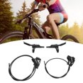 thumbnail image 1 of Juego De Freno Y Palanca, Freno De Disco Hidráulico, Agarre Cómodo, Piezas De Repuesto De Doble Accionamiento De 4 Pistones, Sellado A Prueba De Agua Para Ciclismo De Montaña, 1 of 7