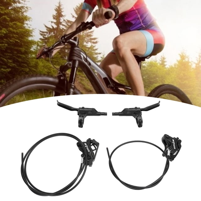 Juego De Freno Y Palanca, Freno De Disco Hidráulico, Agarre Cómodo, Piezas De Repuesto De Doble Accionamiento De 4 Pistones, Sellado A Prueba De Agua Para Ciclismo De Montaña