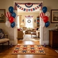 thumbnail image 6 of Patriotic Doormat,Outdoor Indoor Entrance,4th of July Decorations Non Slip Red White and Blue Decorative Welcome Mat for Front Door Independence Day Memorial Day Home Decor, 6 of 6