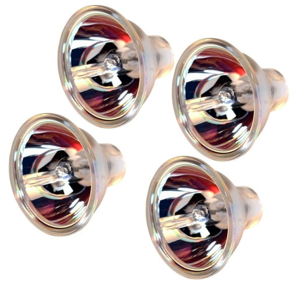 HQRP 4-Pack 21V 150W MR16 Shape GX5.3 Base Halogen Lamp for Bulb EJA21V150W / JCR21V-150W / 3060