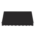 thumbnail image 2 of Awntech 10.375 ft Santa Fe Fixed Awning Acrylic Fabric, Black, 2 of 2