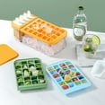 thumbnail image 3 of Ludlz 1 Set Ice Cube Mold 2 in 1 Double Layer Silicone 24 Grids Ice Cream Making Box Mold with Shovel Home Supply, 3 of 8