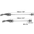 thumbnail image 3 of 2pcs Mountain Bike Wheel Front Rear Quick Release Lever Skewer Axle Wheel Hub Titanium Tone, 3 of 6