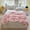 Pink, variant on Rewenti Dazzling Border Throw Blanket Milk Flannel Sofa Blanket Plush Luxury Living Room Blanket Washable Velvet Blanket