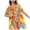 style-12 Orange, variant on Kogui Kid Swimsuit Girls' Swimsuit 3 Piece Swimsuit Summer Bikini Tankini Set with Cover Up Skirt Size 7-8 (Pink,7-8 Years)